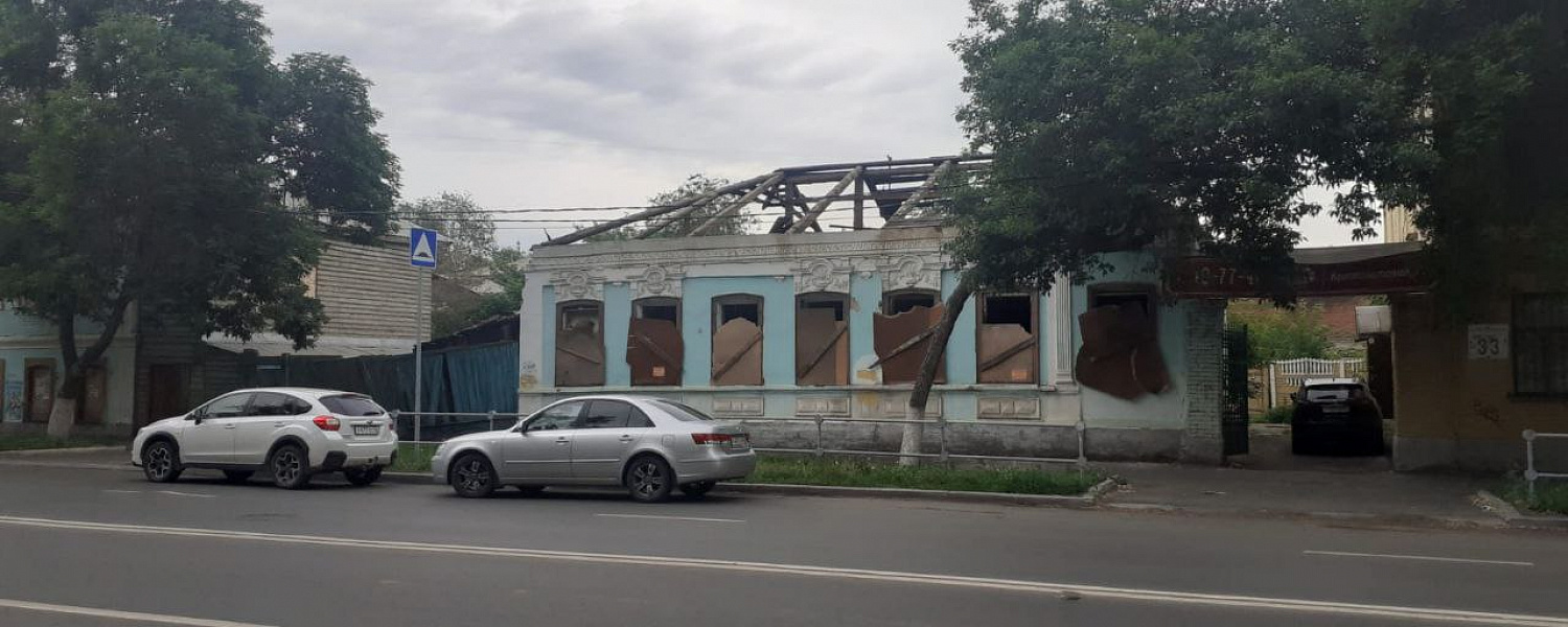 В центре Оренбурга начались работы по устранению аварийности исторического здания